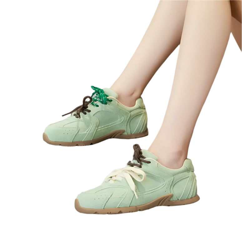 Women Genuine Leather Training Shoes | Casual Sneakers