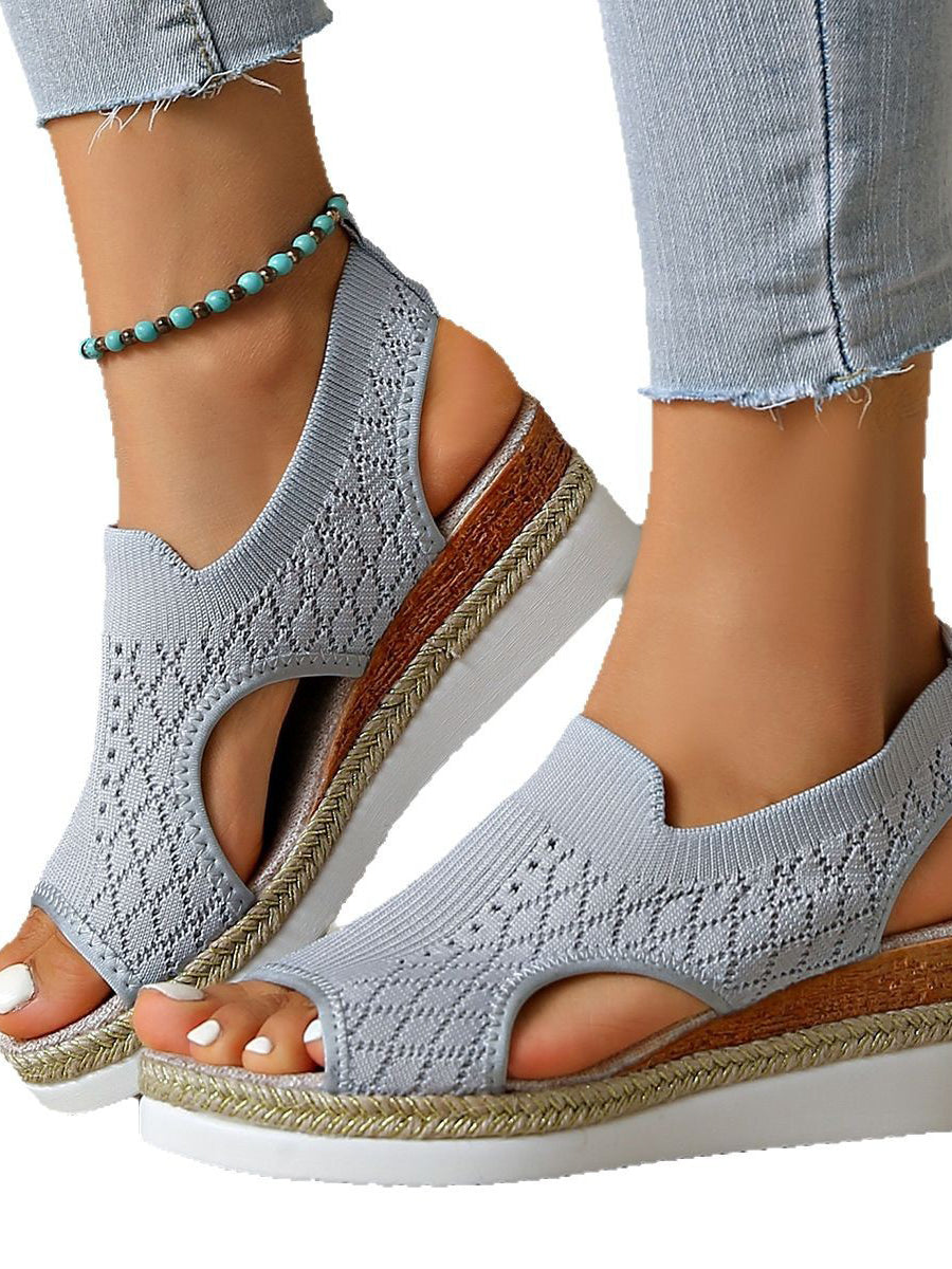 Hollow Open Toe Sandals