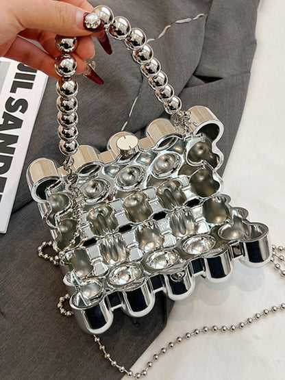 Beaded Geometric Shiny Bags Accessories Crossbody Bags Handbags