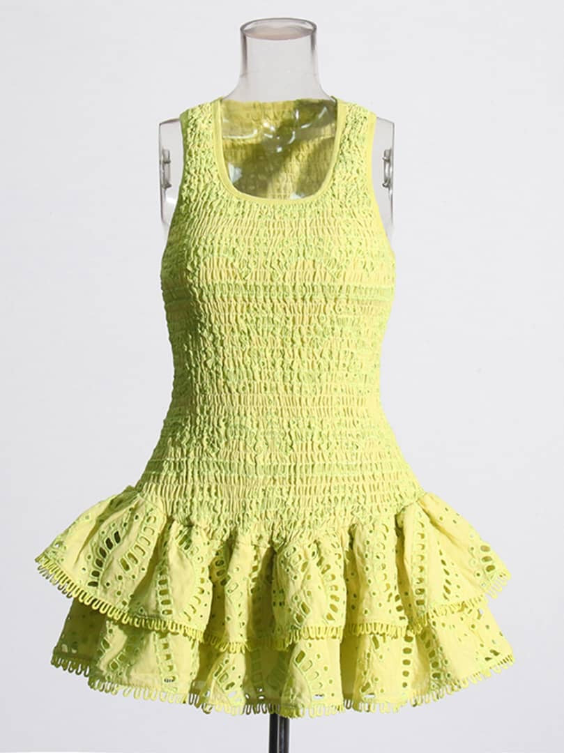 DIAMOND Summer Bodycon Dress GREEN