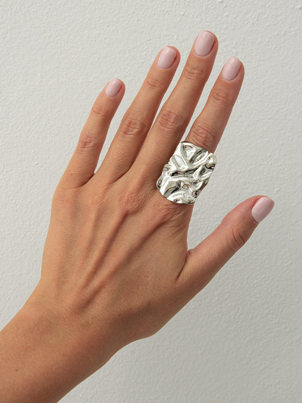 Geometric Ringent Rings Accessories SILVER One_size
