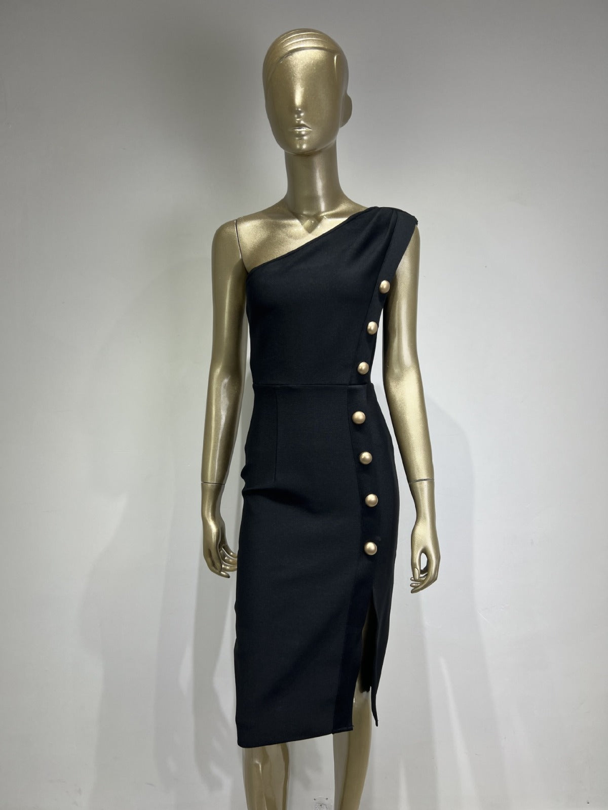 Giselle One Shoulder Midi Bandage Dress