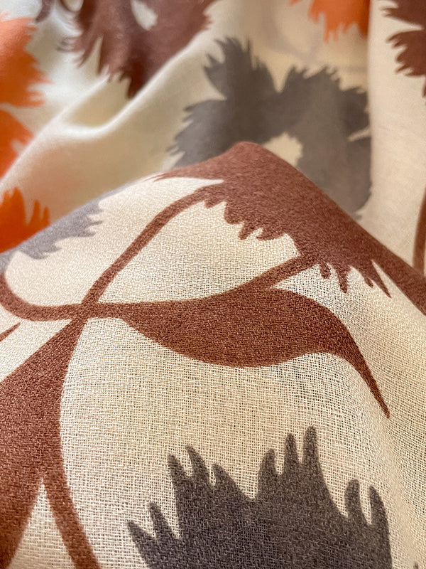 Vintage Floral Printed Shawl&Scarf