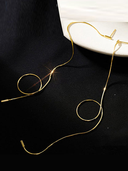 Tasseled Drop Earrings GOLD One_size