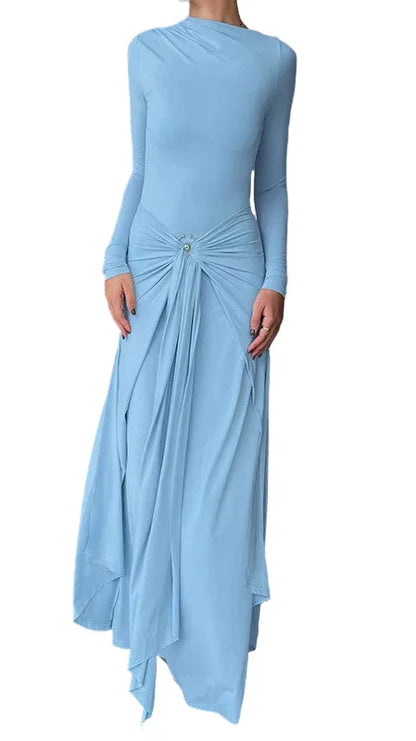 NEXT DAY DELIVERY ADA Long Sleeve Maxi Bodycon Dress
