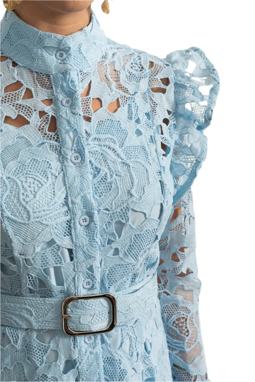 ALENA Lace Classic Midi Bodycon Dress