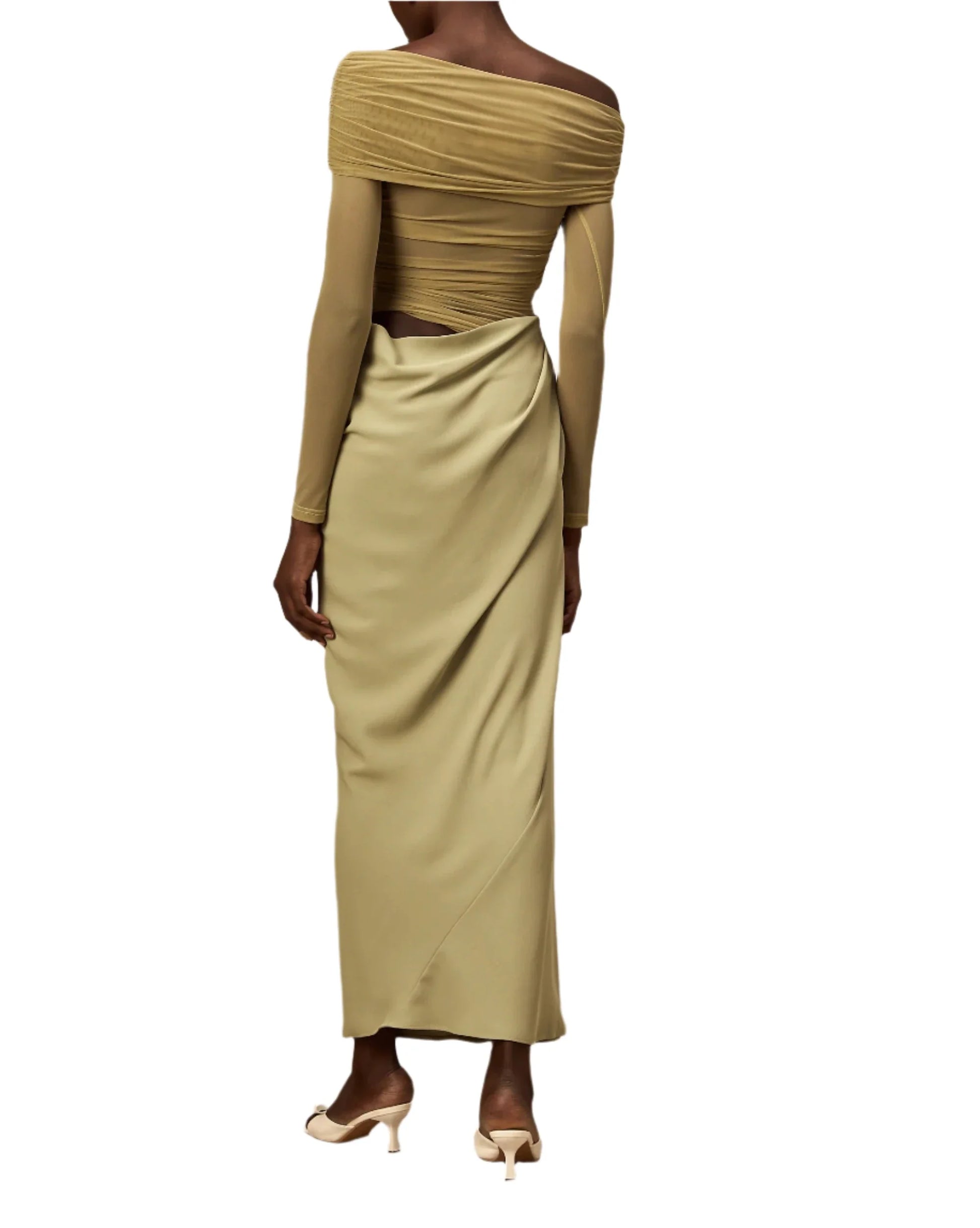 ANTONIA Mesh Cut Out Bodycon Dress