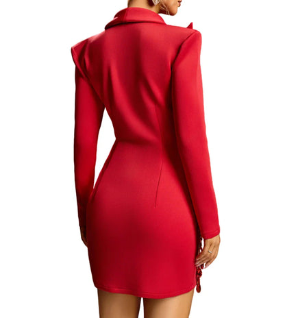 ASA Sexy Crystals Blazer Bodycon Dress