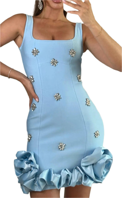 ASTRID Crystals Bandage Dress