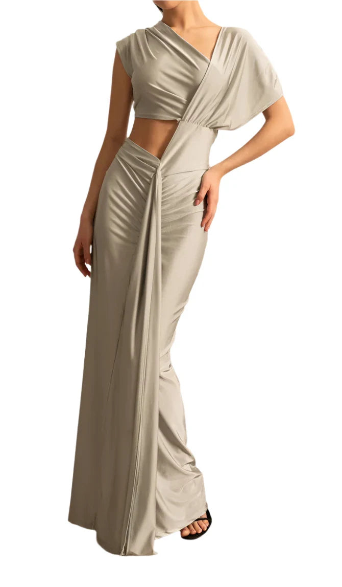 CELIA Cut Out Maxi Bodycon Dress