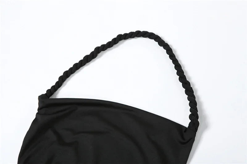 CHIKA Sexy Blackless Maxi Dress