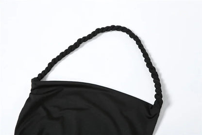 CHIKA Sexy Blackless Maxi Dress