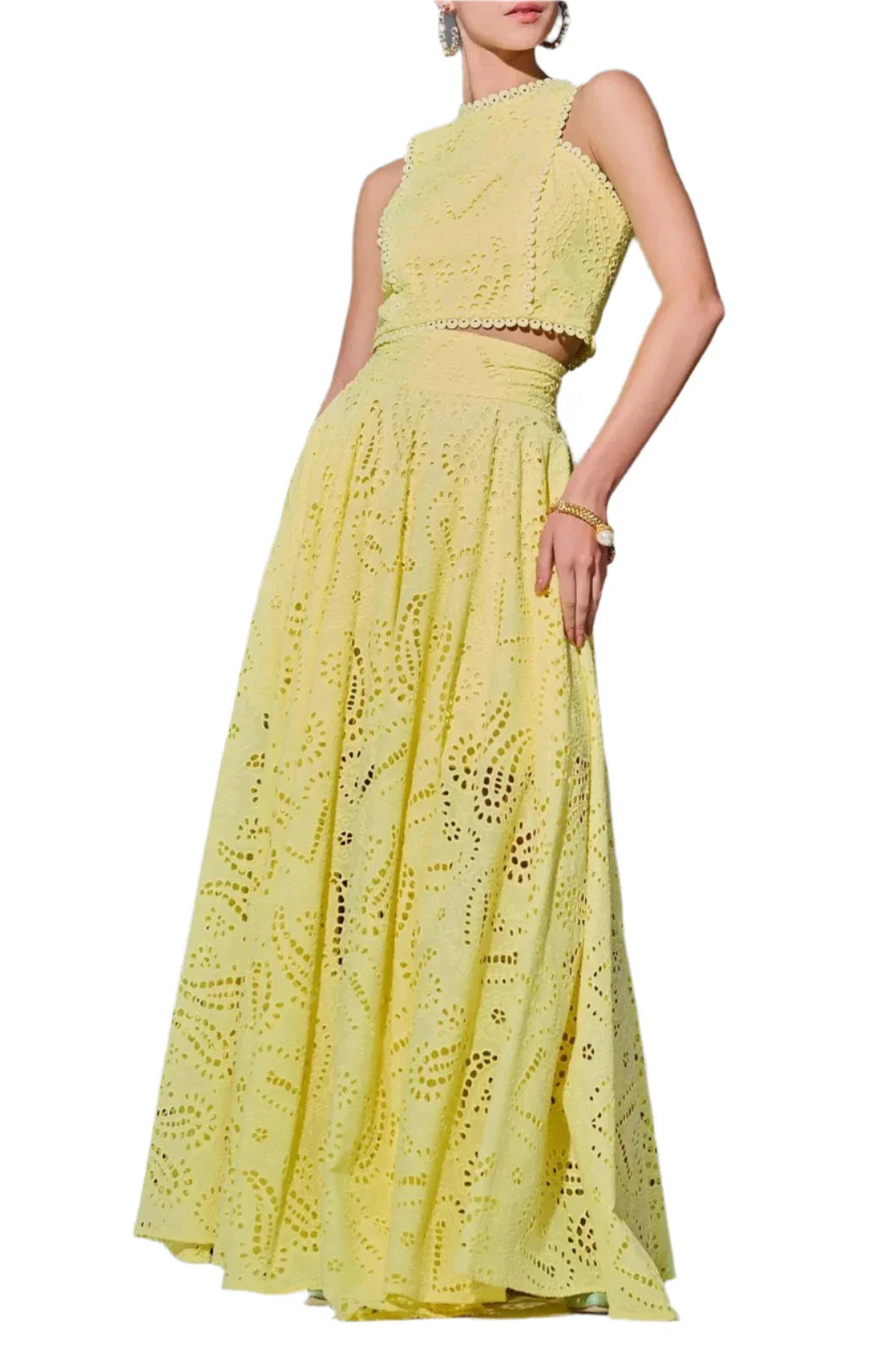 CORALIE Spring Bodycon Set YELLOW