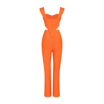 COSIMA Crop Top and Pants Bandage Set