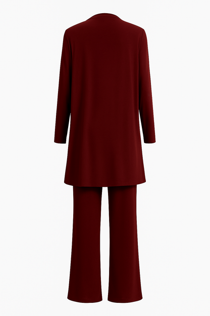 Blair | Women's 3-Piece Cardigan Tank Top & Wide Leg Pants Set