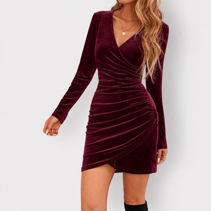 Celia™ | Velvet Party Dress