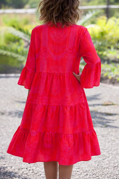 Sage | Women's Boho Flowy Loose Fit Draped Dress