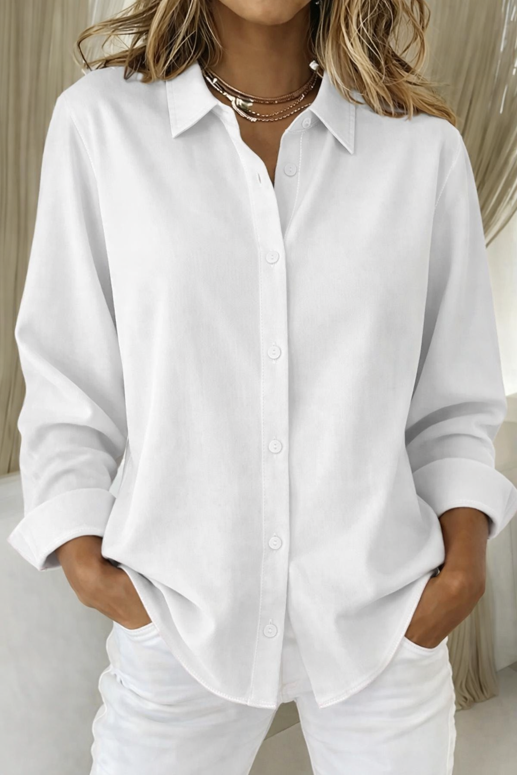 Sophie™ | Elegant Button Blouse