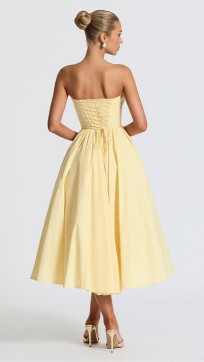 NEXT DAY DELIVERY Corset Midi Bodycon Dress