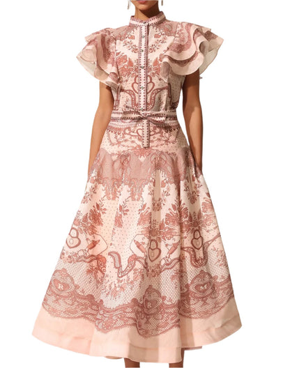 NEXT DAY DELIVERY DARIA Floral Maxi Bodycon Set