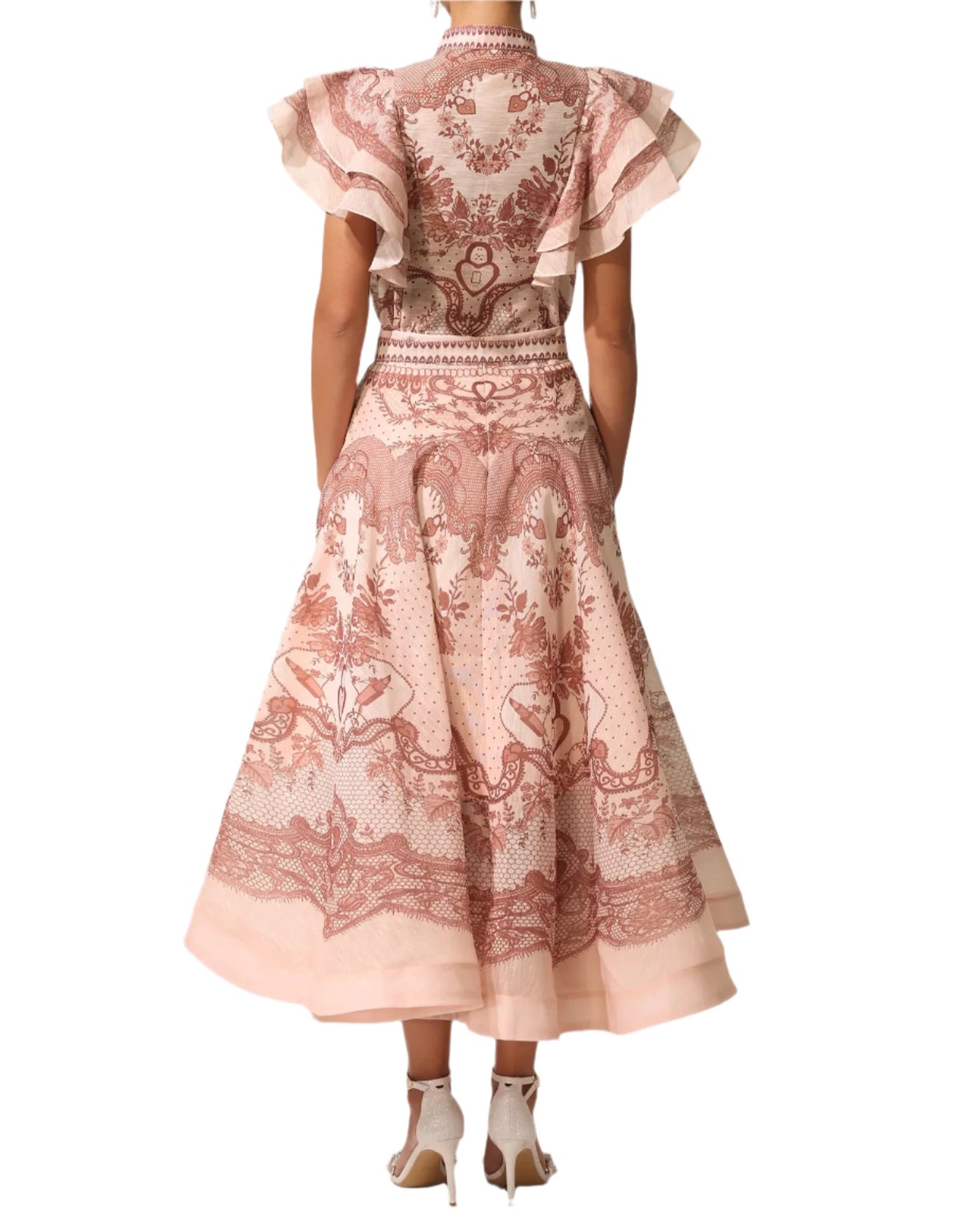 NEXT DAY DELIVERY DARIA Floral Maxi Bodycon Set