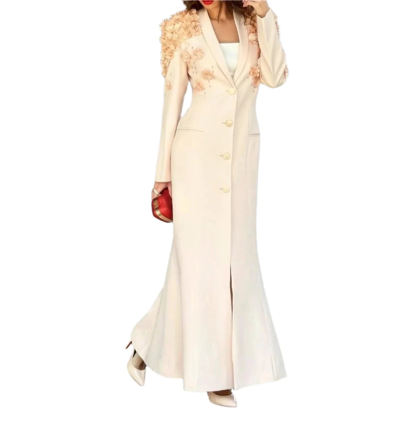 DORI Flowers Blazer Maxi Dress