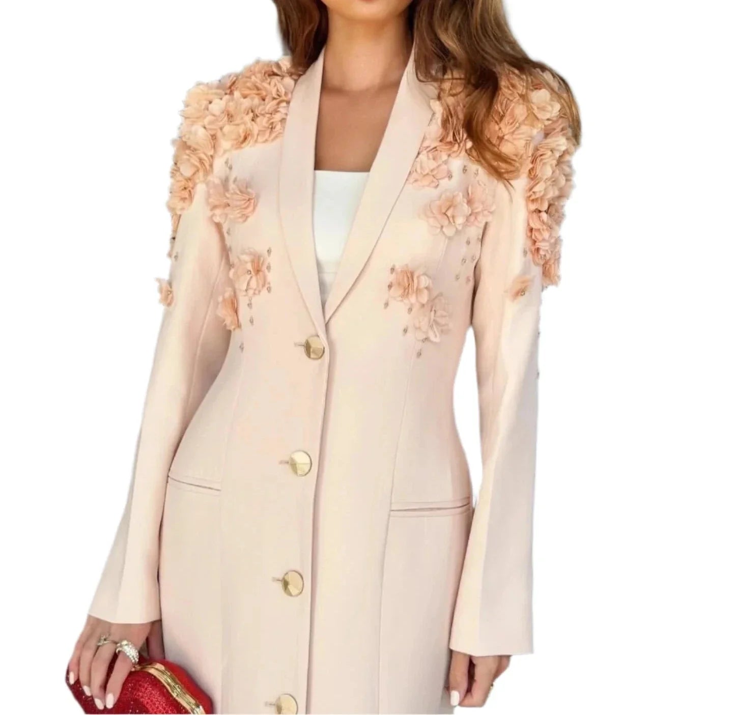 DORI Flowers Blazer Maxi Dress