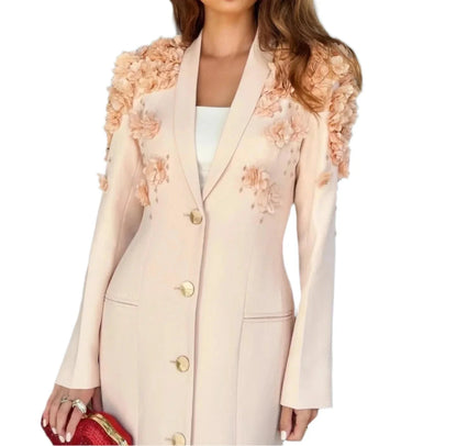 DORI Flowers Blazer Maxi Dress