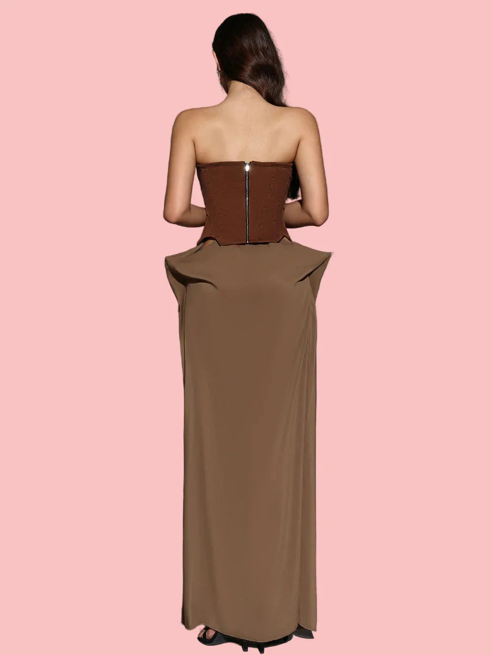 NEXT DAY DELIVERY DORIAN Corset Maxi Set