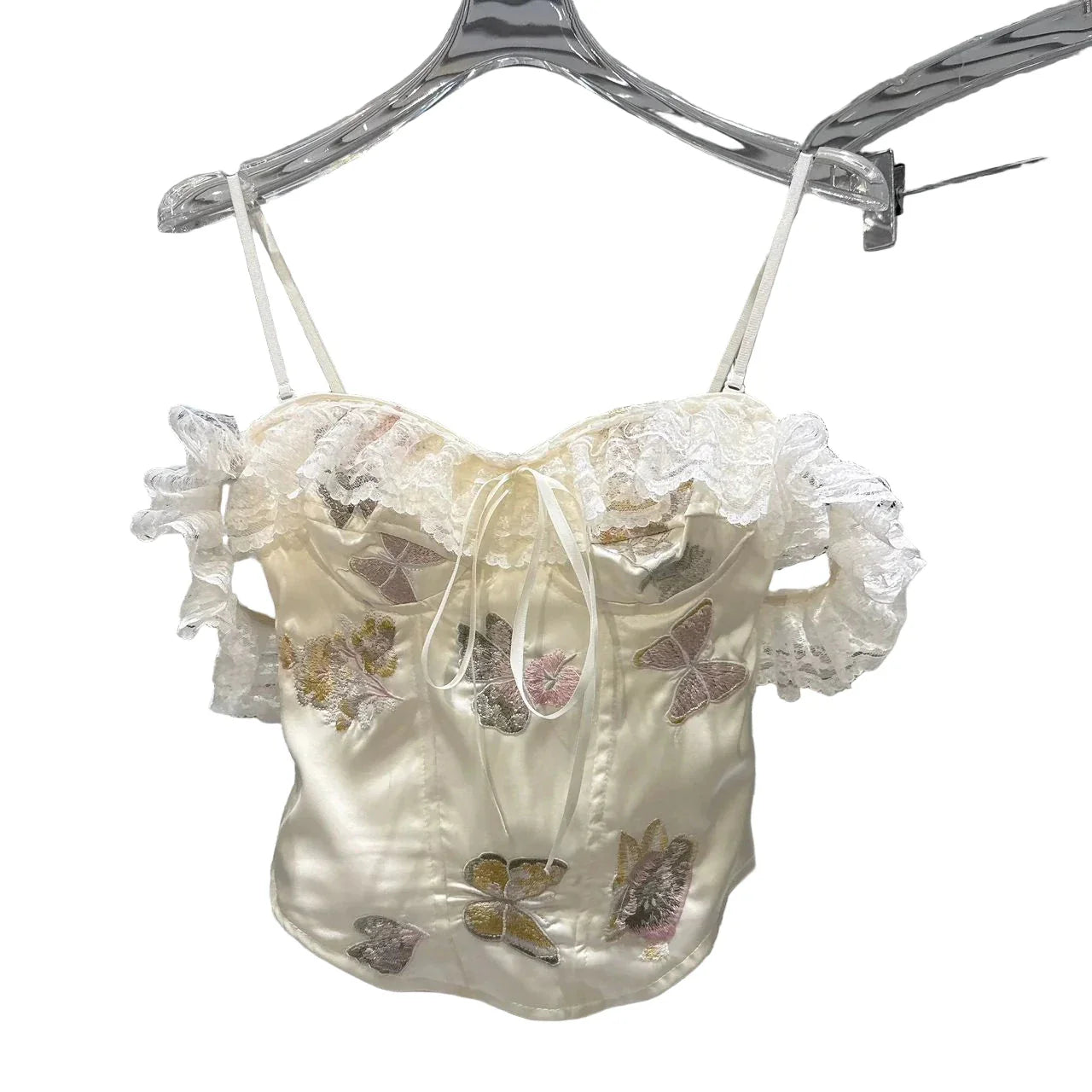 DOROTEA Butterly Corset and Mini Skirt Set