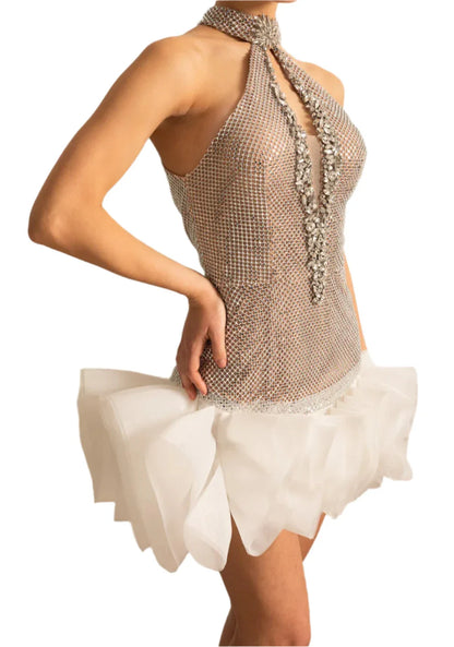 ELDA Sequins Mini Cocktail Bodycon Dress