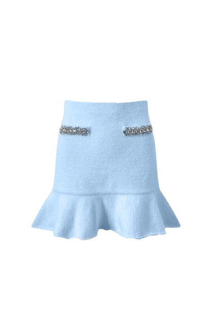 EMILIA SOFT LONG SLEEVES WITH SPARKLING EMBELLISHMENTS MINI BODYCON SET