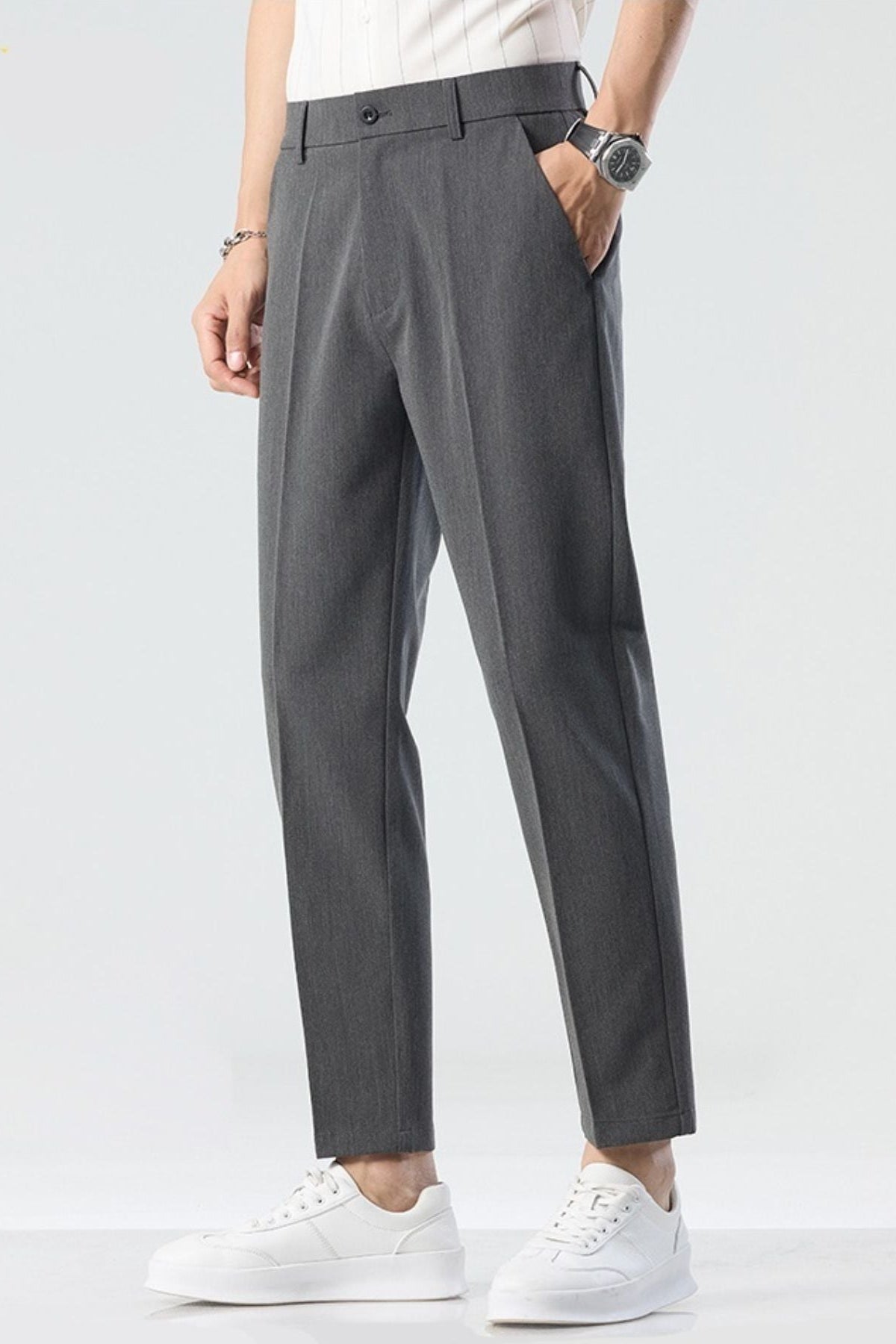 Men's Straight-Leg Casual Pants