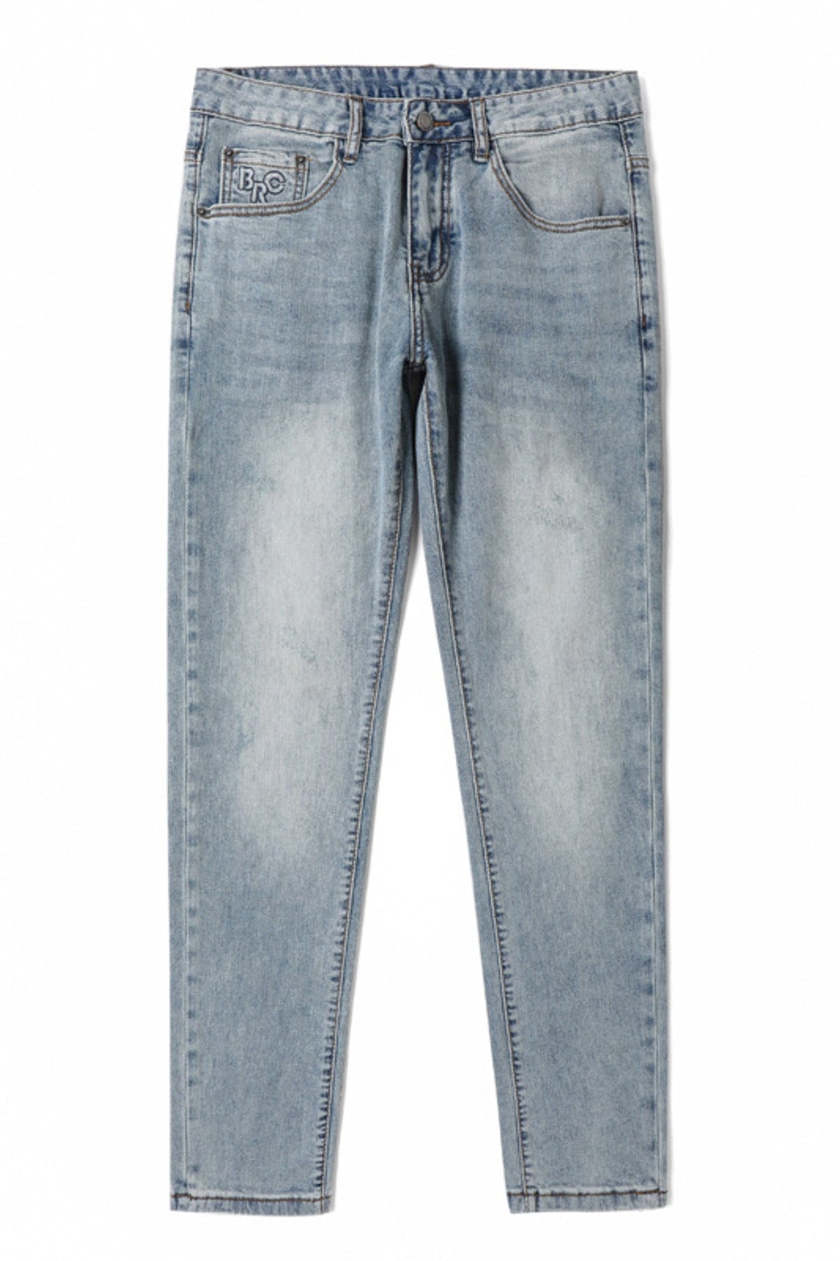 Men's Washed Slim Fit Jeans