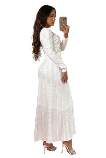 ALID Knit Sweater and Maxi Skit Set