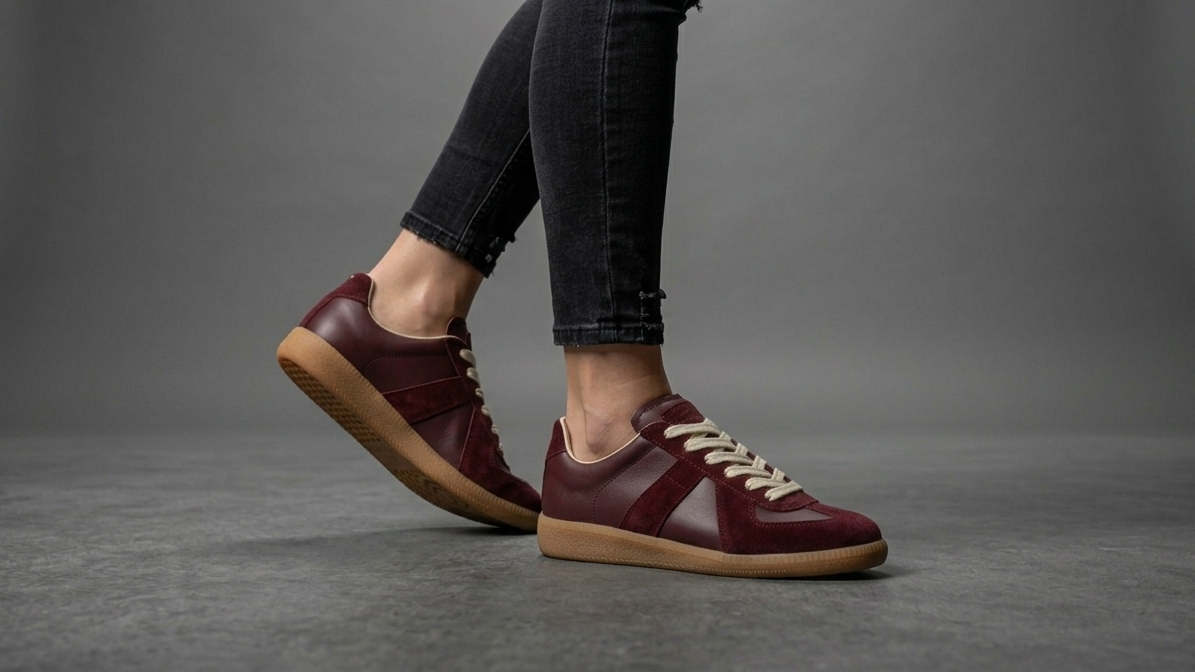 Women Leather Sneakers | Spring | Genuine Leather | Non-Slip | Round Toe | Casual Shoes