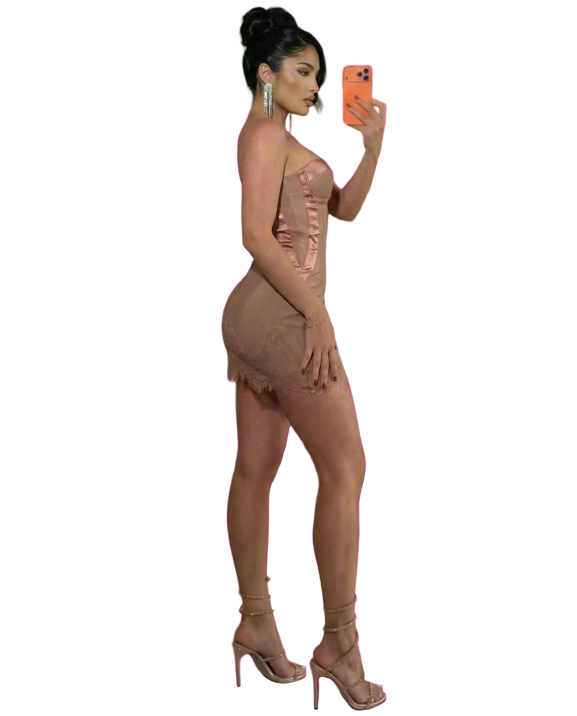 ANCA Strapless Bandage Dress