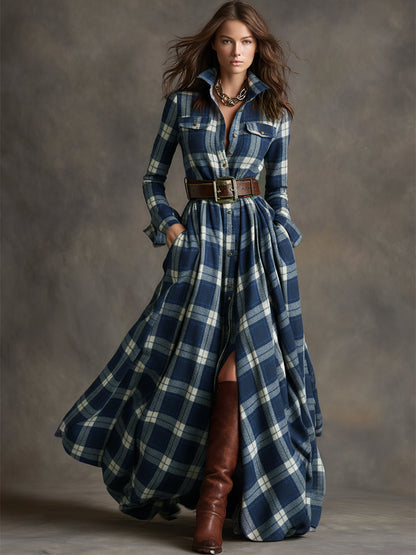 Felicity™ | Classic Button-Up Shirt Dress
