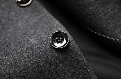 Wool Blazer Men | Business Casual Winter Wedding Suit Coat