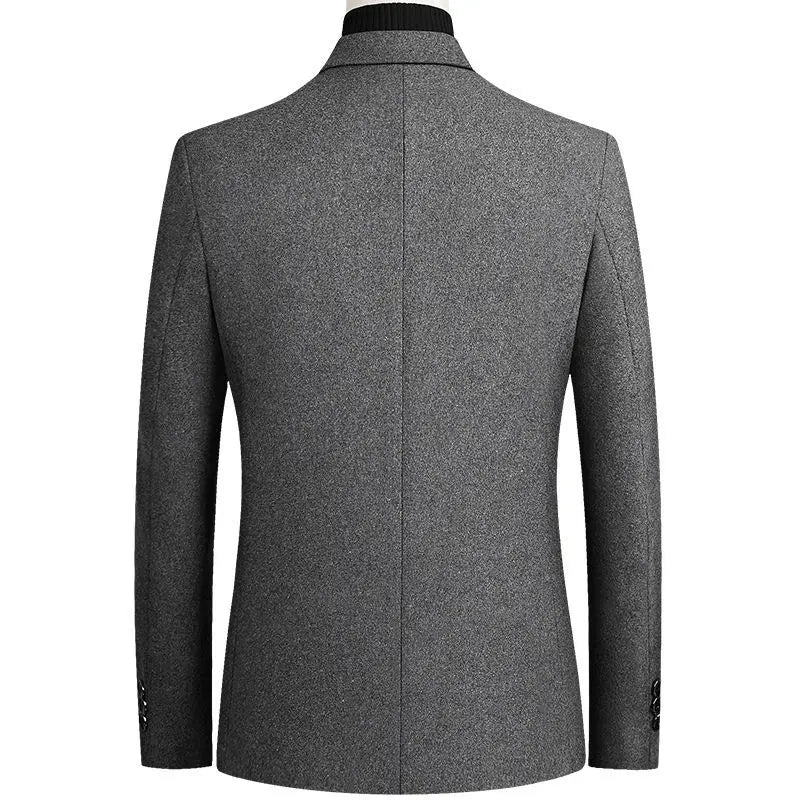 Wool Blazer Men | Business Casual Winter Wedding Suit Coat