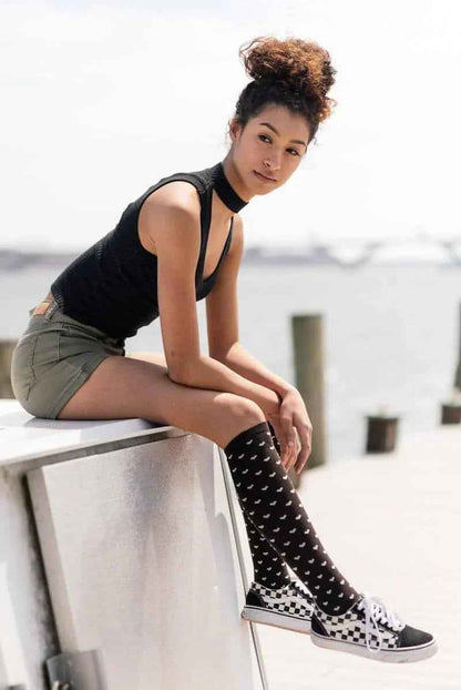 Heart Knee High Socks