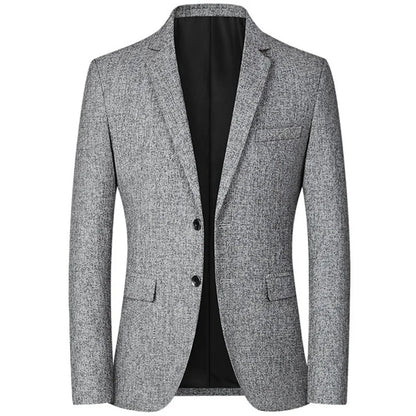 Men Blazer | Slim Casual Business Suit Top Grey