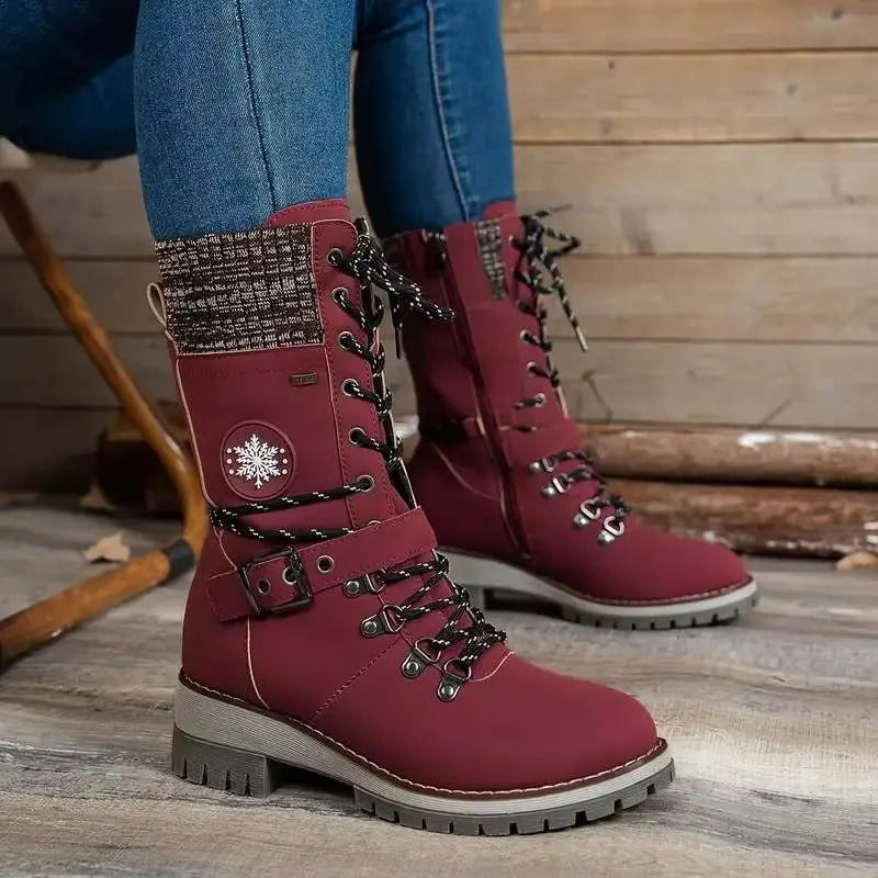Sora™ | High Heel Winter Boots for Women – Stylish & Warm for Cold Weather