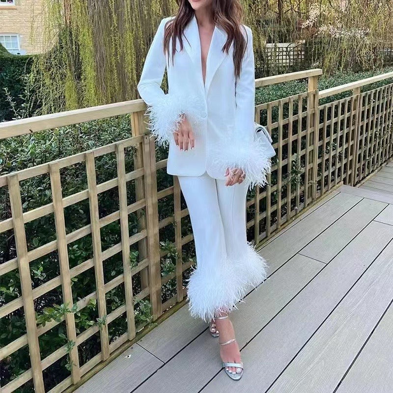 ERICA Feathers Set WHITE