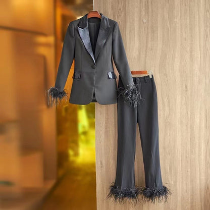 ERICA Feathers Set BLACK
