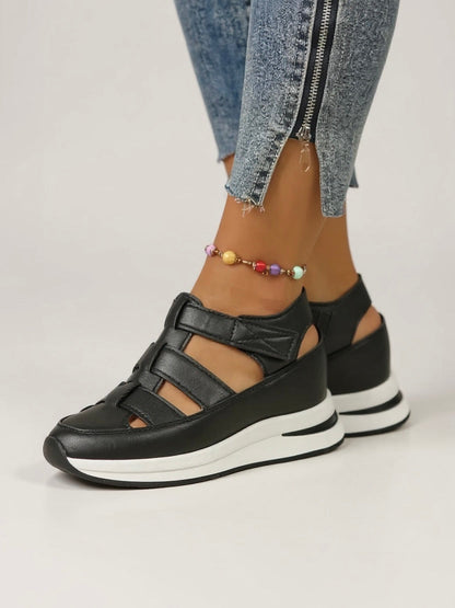 Freesia | Women's Platform Adjustable Sandals for Walking