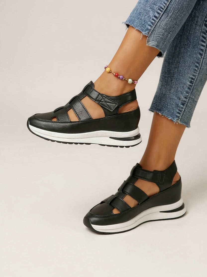 Freesia | Women's Platform Adjustable Sandals for Walking