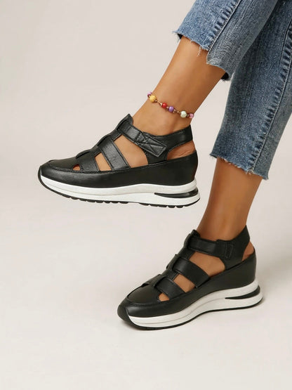 Freesia | Women's Platform Adjustable Sandals for Walking