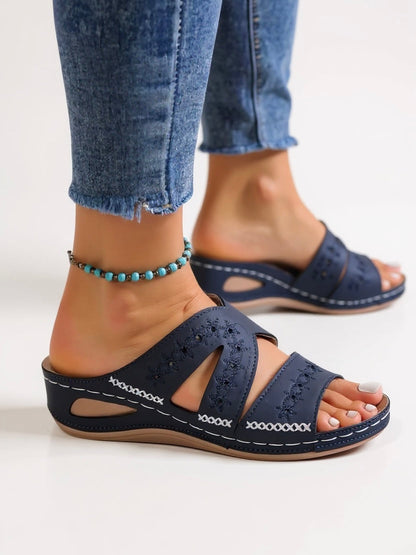 Margaux | Women's Cushioned Slip-On Sandals