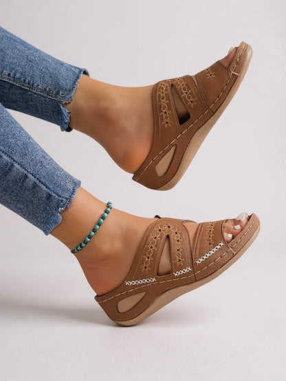 Margaux | Women's Cushioned Slip-On Sandals